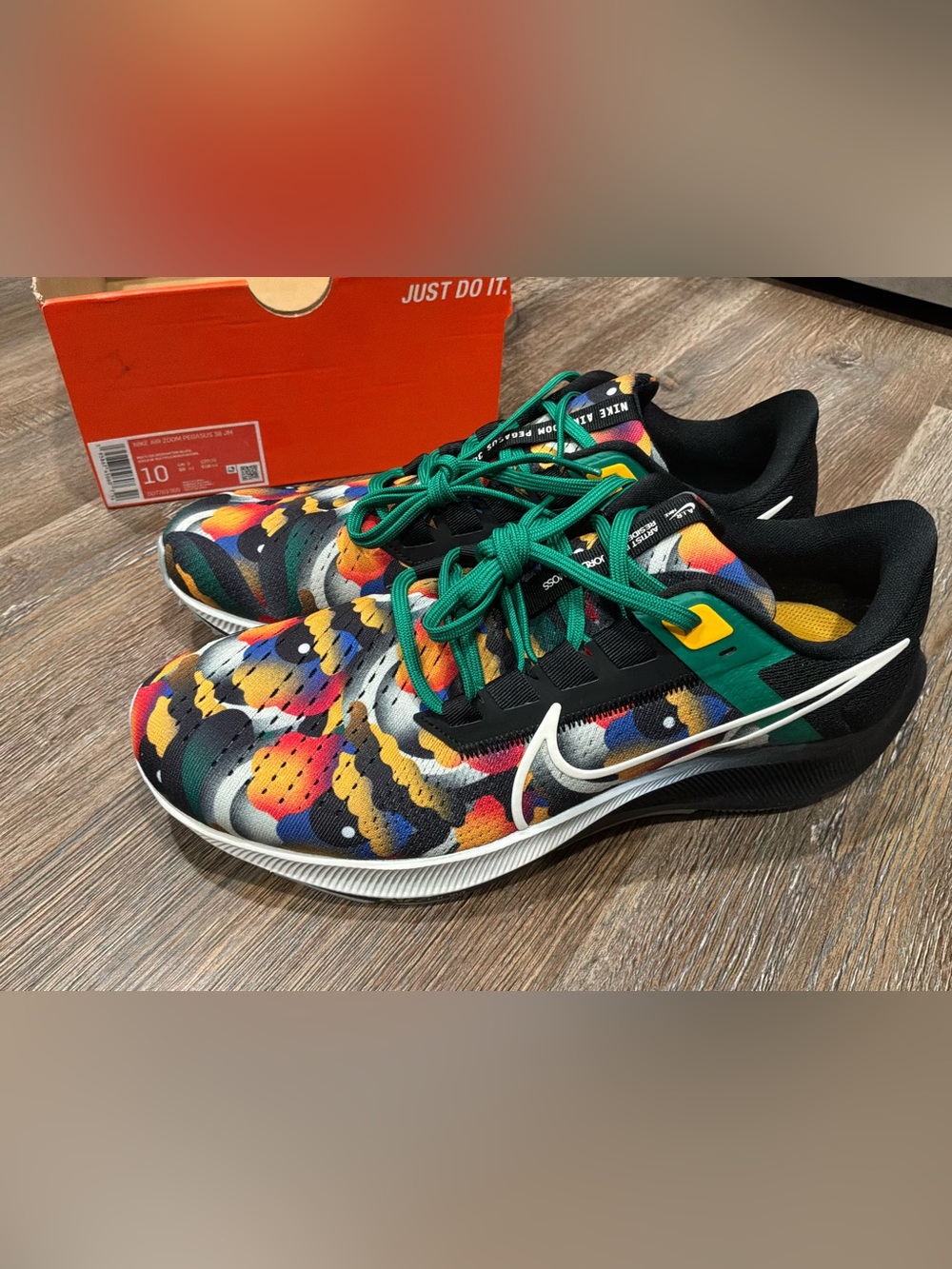 New Nike Air Zoom Pegasus 38 Jordan Moss DO7763 900 Men’s Sz 10